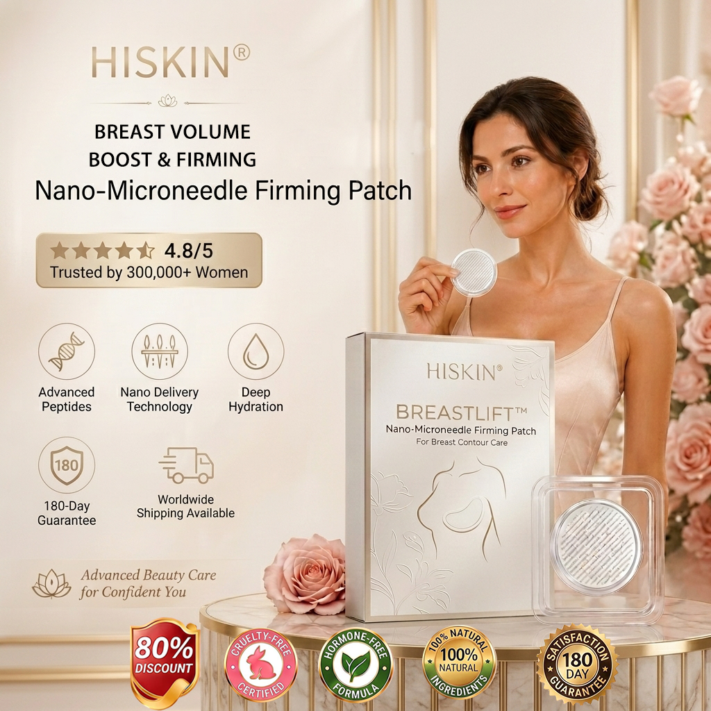👩‍⚕️ Breast Firming & Fuller-Looking Curves HISKIN® — Advanced Nano-Microneedle Patch for Targeted Care -1