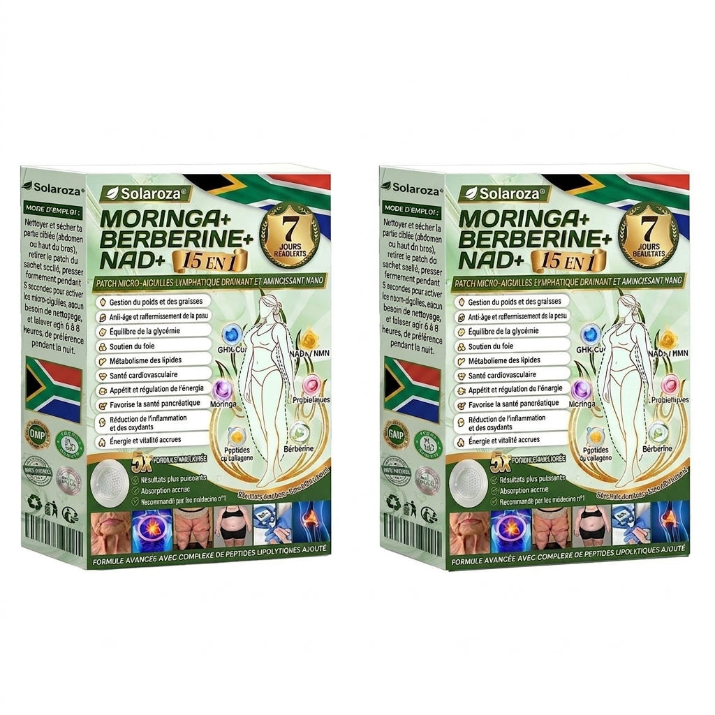 🏅Official Store | 🍋 solaroza® Moringa & Berberine 10-IN-1 Advanced Nano Microneedle 1 Patch (Once Daily, visible changes in 7 days) ✅ Obesity, Diabetes, Sleep Apnea, And Joint Issues