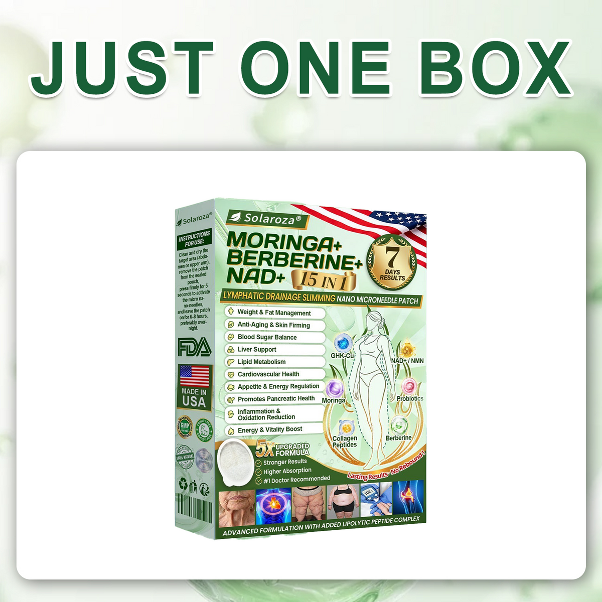 ❤️Official Store | 🍋 Solaroza® Moringa & Berberine 15-IN-1 Advanced Nano Microneedle Patch (Once Daily, visible changes in 7 days) ✅ Obesity, Diabetes, Sleep Apnea, And Joint Issues (副本)