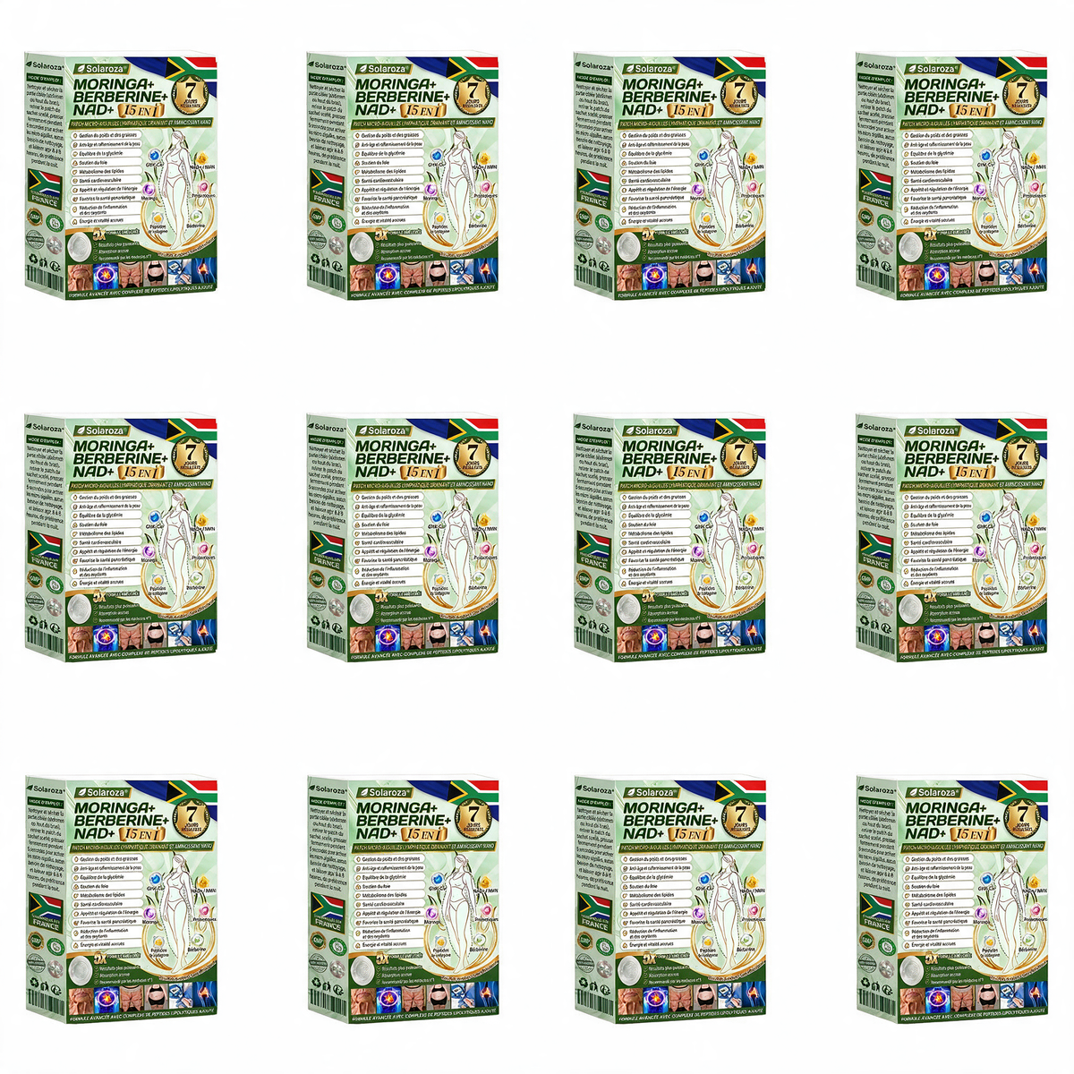 🏅Official Store | 🍋 solaroza® Moringa & Berberine 10-IN-1 Advanced Nano Microneedle 1 Patch (Once Daily, visible changes in 7 days) ✅ Obesity, Diabetes, Sleep Apnea, And Joint Issues