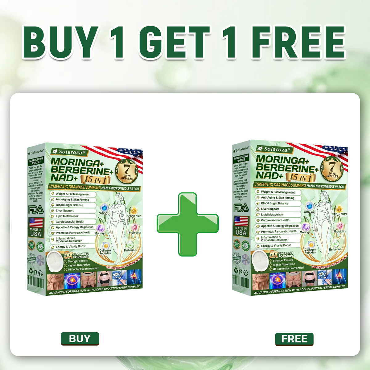 ❤️Official Store | 🍋 Solaroza® Moringa & Berberine 15-IN-1 Advanced Nano Microneedle Patch (Once Daily, visible changes in 7 days) ✅ Obesity, Diabetes, Sleep Apnea, And Joint Issues (副本)