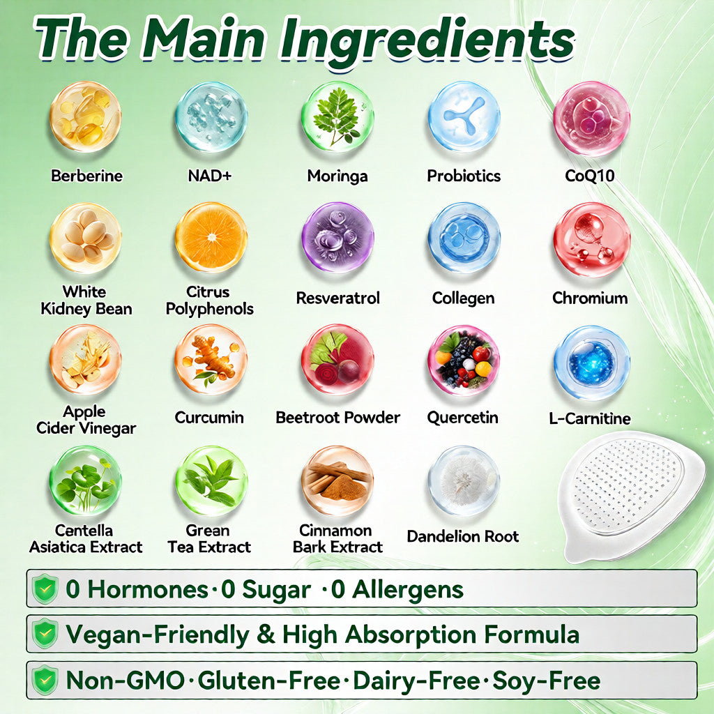 🏅Official Store | 🍋 solaroza® Moringa & Berberine 10-IN-1 Advanced Nano Microneedle 1 Patch (Once Daily, visible changes in 7 days) ✅ Obesity, Diabetes, Sleep Apnea, And Joint Issues