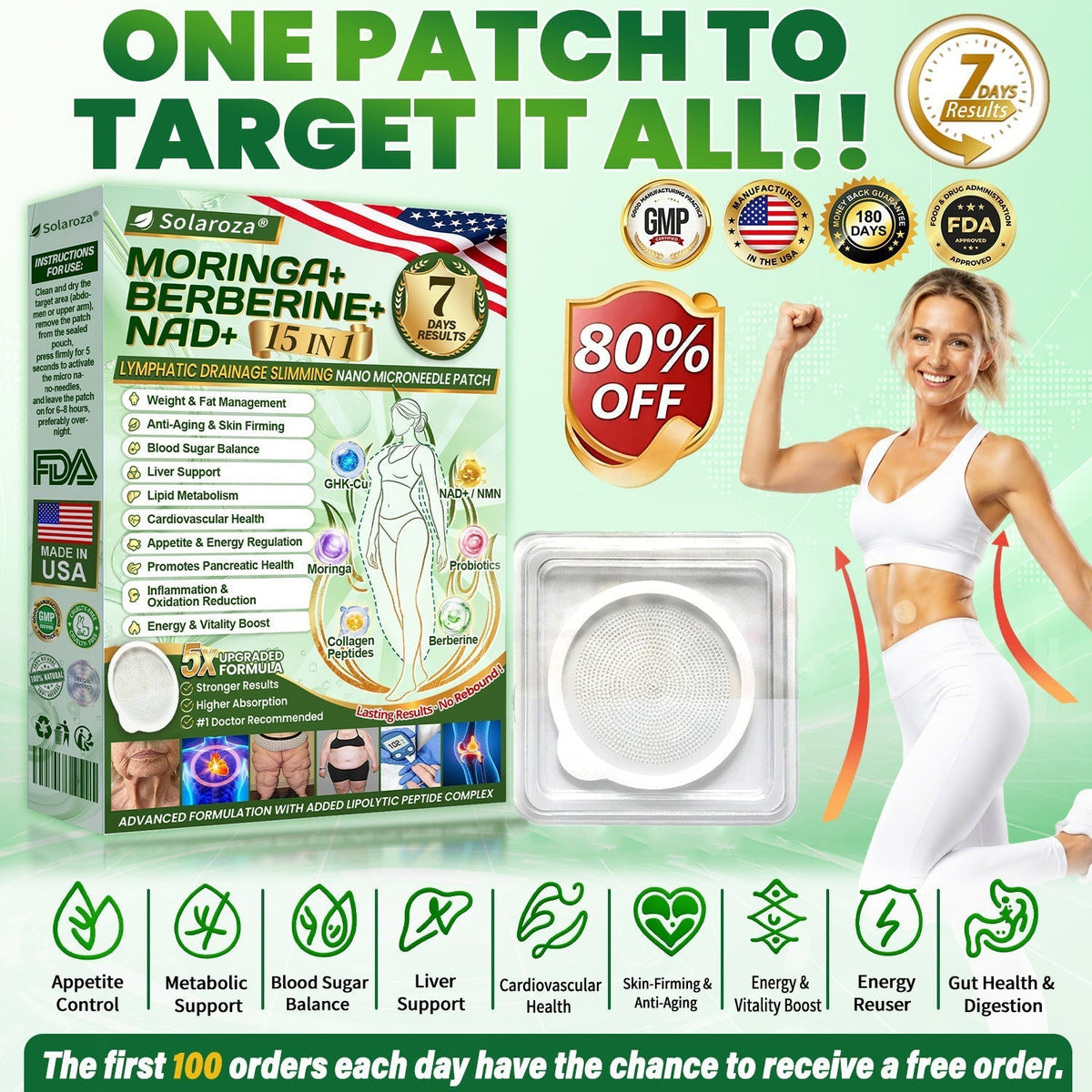 ❤️Official Store | 🍋 Solaroza® Moringa & Berberine 15-IN-1 Advanced Nano Microneedle Patch (Once Daily, visible changes in 7 days) ✅ Obesity, Diabetes, Sleep Apnea, And Joint Issues (副本)