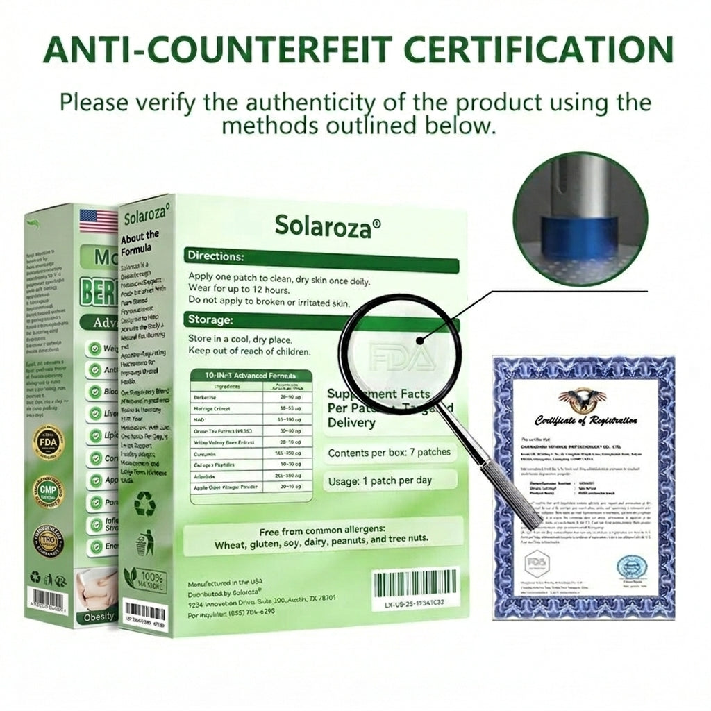 ❤️Official Store | 🍋 Solaroza® Moringa & Berberine 15-IN-1 Advanced Nano Microneedle Patch (Once Daily, visible changes in 7 days) ✅ Obesity, Diabetes, Sleep Apnea, And Joint Issues (副本)