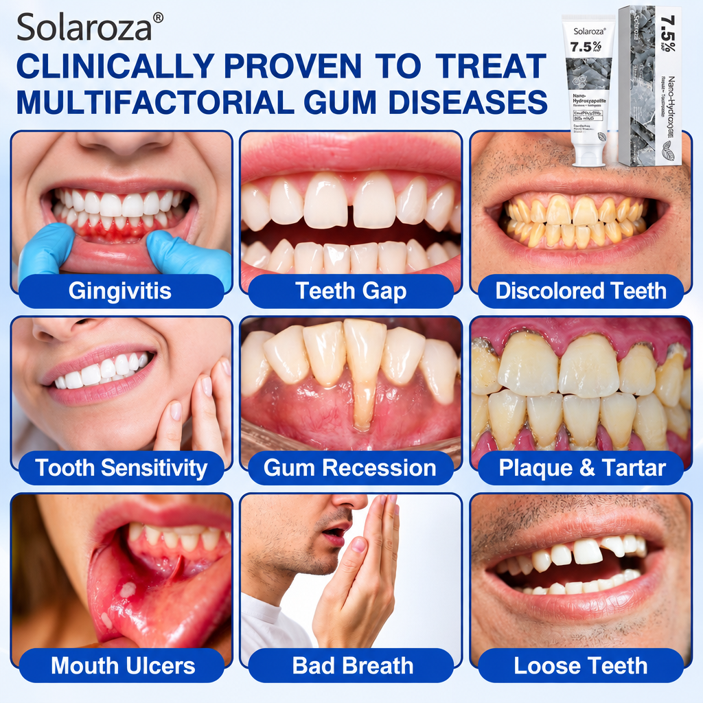 🧑‍⚕️🦷❄️Solaroza® Gum Revive periodontal repair gel